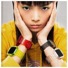 Λουράκι+θήκη Saido 2σε1 Apple Watch 45/44mm σκούρο μπλε