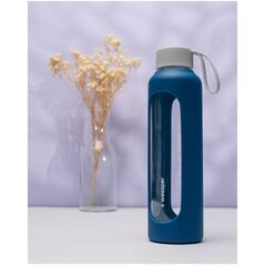 Γυάλινο μπουκάλι Wessper B1 Borosilicate 500ml Navy Blue (WES260-500-NB-NEW)