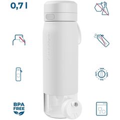 Φιάλη φιλτραρίσματος Wessper B2 GLASS Actitex™ 700ml White (WES270-700-WH_K)