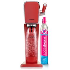 Συσκευή Ανθρακοποίησης Sodastream Art + 1 μπουκάλι + αέριο Κόκκινο