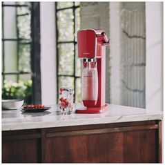 Συσκευή Ανθρακοποίησης Sodastream Art + 1 μπουκάλι + αέριο Κόκκινο