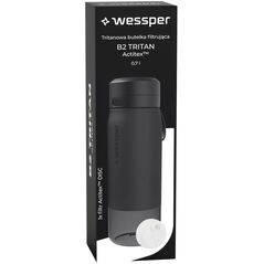 Φιάλη φιλτραρίσματος Wessper B2 TRITAN Actitex™ 700ml Μαύρο (WES273-700-BK_K)