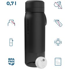 Φιάλη φιλτραρίσματος Wessper B2 TRITAN Actitex™ 700ml Μαύρο (WES273-700-BK_K)