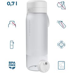 Φιάλη φιλτραρίσματος Wessper B2 TRITAN Actitex™ 700ml White (WES273-700-WH_K)