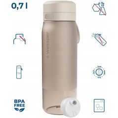 Φιάλη φιλτραρίσματος Wessper B2 TRITAN Actitex™ 700ml Μπεζ (WES273-700-BG_K)