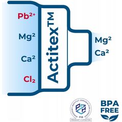Φιάλη φιλτραρίσματος Wessper B2 GLASS Actitex™ 500ml Mint (WES270-500-MT_K)