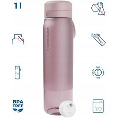 Φιάλη φιλτραρίσματος Wessper B2 TRITAN Actitex™ 1000ml Ροζ (WES273-1000-PK_K)