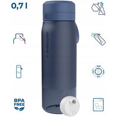 Φιάλη φιλτραρίσματος Wessper B2 TRITAN Actitex™ 700ml Blue (WES273-700-BL_K)