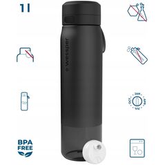 Φιάλη φιλτραρίσματος Wessper B2 TRITAN Actitex™ 1000ml Μαύρο (WES273-1000-BK_K)