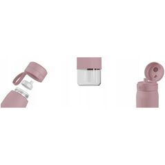 Φιάλη φιλτραρίσματος Wessper B2 GLASS Actitex™ 700ml Ροζ (WES270-700-PK_K)