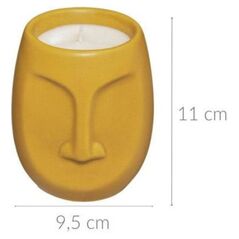 Διακοσμητικό, αρωματικό κερί, πρόσωπο MAYA, 80 g ATMOSPHERA