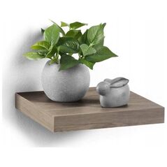 Homea Επιτοίχιο ράφι από MDF, μήκους 25 εκ.