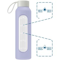 Γυάλινο μπουκάλι Wessper B1 Βοριοπυριτικό 500ml Λεβάντα (WES260-500-VI-NEW)
