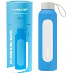 Γυάλινο μπουκάλι Wessper B1 Βοριοπυριτικό 500ml Ocean (WES260-500-OC-NEW)
