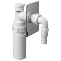 Σιφόνι McAlpine εντοιχισμένο DN50 χρώμιο (HC14WM50)