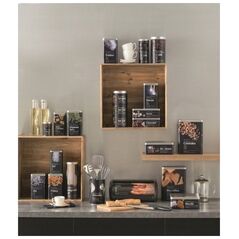 5five Δοχείο για ζάχαρη, 1 κιλό, μέταλλο, μαύρο