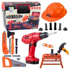 Σετ Εργαλειοθήκης με Εργαλεία και Μπαταρία Τρυπάνι 55 τεμ