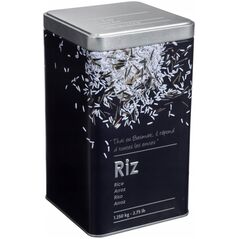 5five Δοχείο για ρύζι, 1,25 κιλά, μέταλλο, μαύρο