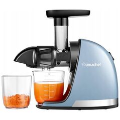 Αργής περιστροφής αποχυμωτής AMZCHEF 1501-BU-SM (μπλε)