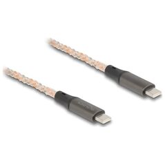 Delock 88288 καλώδιο USB USB 2.0 1,2 m USB C Μαύρο, Χάλκινο, Γκρι, Διαφανές