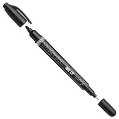 Μαρκαδόρος DURA-INK Dual Tip, 0.7 MM, Μαύρο