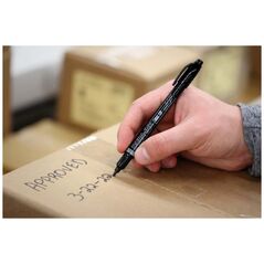 Μαρκαδόρος DURA-INK Dual Tip, 0.7 MM, Μαύρο