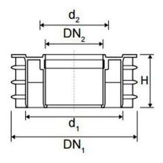 Μείωση εσωτερικής αποχέτευσης HTR 110/50mm (11336) της Magnaplast