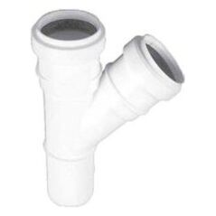 Διακλάδωση 45° εσωτερικής αποχέτευσης HTEA 32mm λευκό (422103) Magnaplast