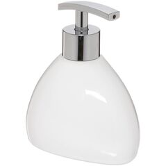 Διανομέας σαπουνιού 5five Διανομέας για σαπούνι SILK, κεραμικό, λευκό