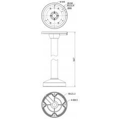 Uchwyt  HIKVISON DS-1271ZJ-130-TRL