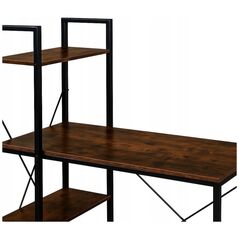 Γραφείο C5A με ράφια μοντέρνου loft σχολικό διπλής όψης