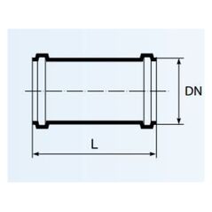 Σύνδεσμος ολίσθησης εσωτερικής αποχέτευσης UdBU χαμηλού θορύβου 110mm (146670) Magnaplast