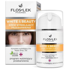 Floslek White and Beauty Κρέμα λεύκανσης για αποχρωματισμούς 50 ml