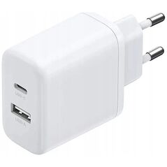 Φορτιστής τοίχου UGREEN X227 20W GaN USB-A, USB-C λευκός
