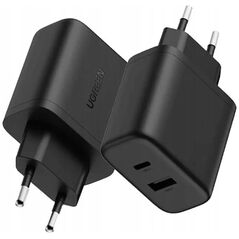 Φορτιστής τοίχου UGREEN X227 20W GaN USB-A, USB-C μαύρος