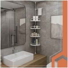 Γωνιακό ράφι ντους Ruhhy 26639