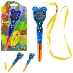 Ηλεκτρονικό Παιχνίδι με Στυλό 168 σε 1 Λουρί Πορτοκαλί-Μπλε