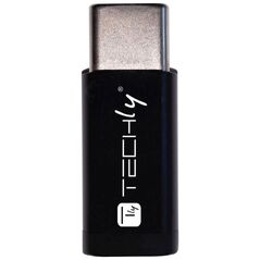 Προσαρμογέας USB Techly TECHLY Προσαρμογέας USB-C M σε Micro USB F 480Mbps
