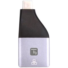 Προσαρμογέας USB Techly TECHLY Προσαρμογέας USB-C M σε RJ45 F Ethernet 1000Mbps