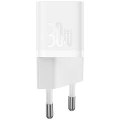Φορτιστής τοίχου Baseus GaN5 USB-C 30W λευκός