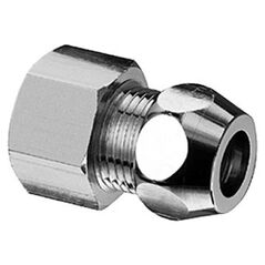 Schell Απευθείας σύνδεσμος συμπίεσης με εσωτερικό σπείρωμα 1/2 x 3/8" χρώμιο (064120699)