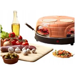 Emerio Emerio Pizzarette συσκευή για ψήσιμο πίτσας 1 πίτσα 1100 W Μαύρο, Καφέ