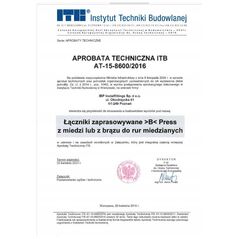 IBP B-PRESS Απλή σύνδεση GZ 15 x 3/4"   [5k/60z]