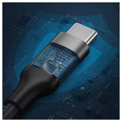 Καλώδιο USB Veger VEGER καλώδιο Τύπου C σε Τύπου C PD 5A 100W CC02 1,5 m μαύρο