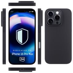 3MK Θήκη Hardy Silicone Case Graphite για Apple iPhone 16 Pro Max