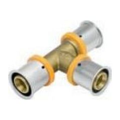 KAN-therm Ταφ Press 16 x 16 x 16mm με δακτύλιο συμπίεσης ορειχάλκινο (K-041802)