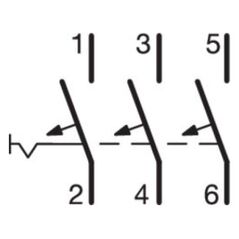 Διακόπτης υπερέντασης Hager 3P C 20A 10kA AC (NCN320)