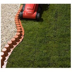 Περίφραξη κήπου Prosperplast τερακότα 6 cm x 4,05m (IPAL7-R624)