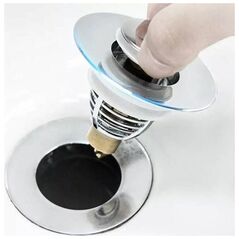 Aptel Ατσάλινος ΚΟΡΚΟΣ Νιπτήρα τύπου Klik-Klak ασημί AG868