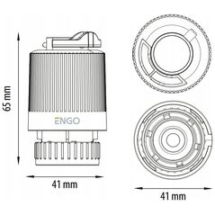 Engo Engo σετ 10 τεμ ηλεκτροθερμικών ενεργοποιητών Q30NC230PACK